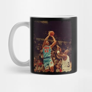 Derrick Coleman with The Lefty Stroke Mug